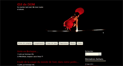 Desktop Screenshot of oeil-de-dom.com