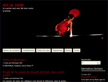 Tablet Screenshot of oeil-de-dom.com